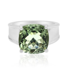 Anello in argento con Ametista Verde Rio Grande
