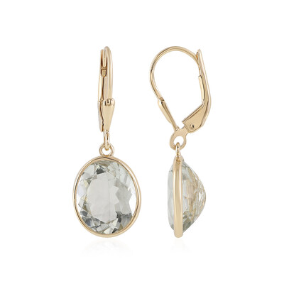 Orecchini in argento con Ametista Verde