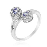 Anello in argento con Tanzanite