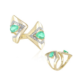 Anello in oro con Smeraldo Colombiano (de Melo)