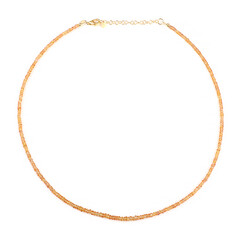 Collana in argento con Zaffiro Giallo