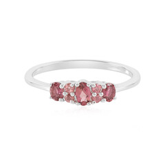 Anello in argento con Tormalina Rosa Brasiliana