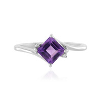 Anello in argento con Ametista Uruguay