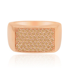 Anello in oro con Diamante Rose de France SI1 di Argyle
