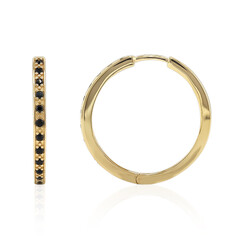 Orecchini in argento con Spinello Nero