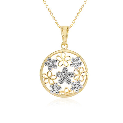 Collana in argento con Diamante Cioccolato I3