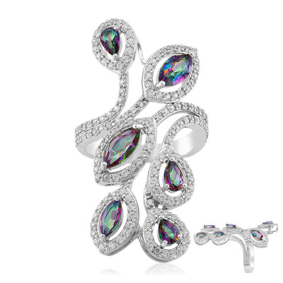 Anello in argento con Quarzo Mistico