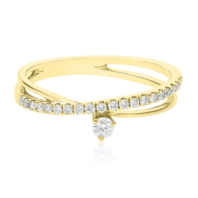 Anello in oro con Diamante I1 (H) (CIRARI)