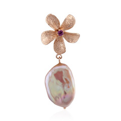Ciondolo in argento con Perla d'Acqua Dolce Rosa (TPC)