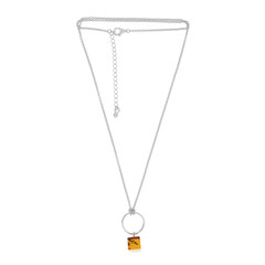 Collana in argento con Ambra Baltica