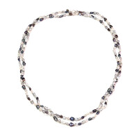 Collana in argento con Perla d'Acqua Dolce Bianca (TPC)