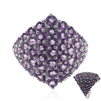 Anello in argento con Ametista