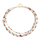 Collana in argento con Agata Rossa (Riya)