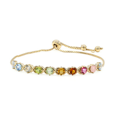 Bracciale in argento con Topazio Blu Cielo