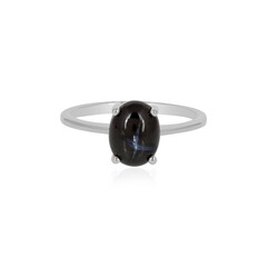 Anello in argento con Diopside Stellato d'India