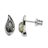 Orecchini in argento con Ambra Baltica