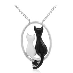 Collana in argento con Onice