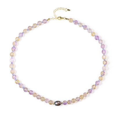Collana in argento con Perla Mistica d'Acqua Dolce