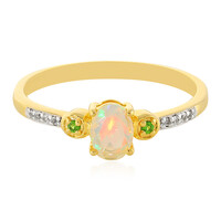 Anello in argento con Opale di Welo
