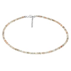 Collana in argento con Pietra di Luna Kangeyam