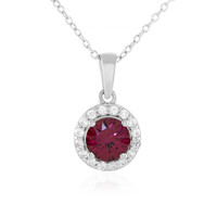 Collana in argento con Granato Malawi