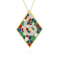 Collana in argento con Zircone (Adela Silber)