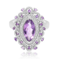 Anello in argento con Ametista