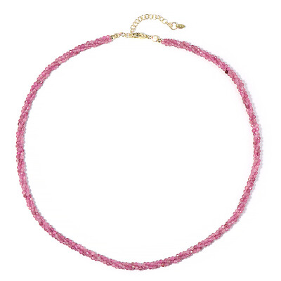 Collana in argento con Tormalina Rosa