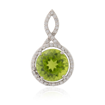 Ciondolo in argento con Peridoto Arizona