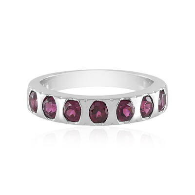 Anello in argento con Rodolite