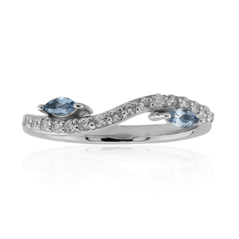 Anello in argento con Acquamarina Ofiki 1940PM Gioielli Juwelo