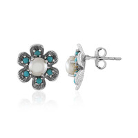 Orecchini in argento con Perla d'Acqua Dolce Bianca