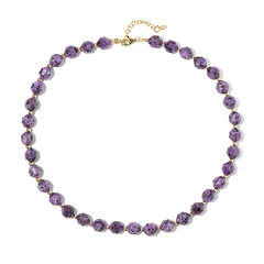 Collana in argento con Charoite