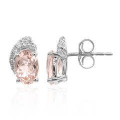 Orecchini in oro con Morganite