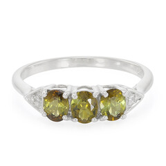 Anello in argento con Tormalina Cuprian