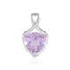 Ciondolo in argento con Ametista Rose de France