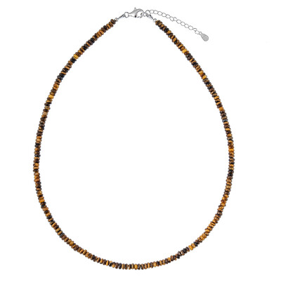 Collana in argento con Occhio di Tigre