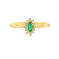Anello in argento con Smeraldo Colombiano