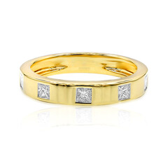 Anello in oro con Diamante IF (D)