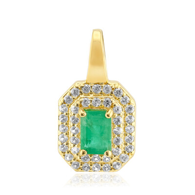 Ciondolo in argento con Smeraldo Zambia