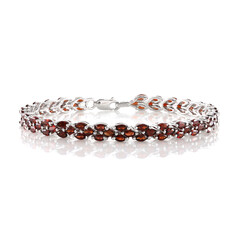 Bracciale in argento con Granato Mozambico