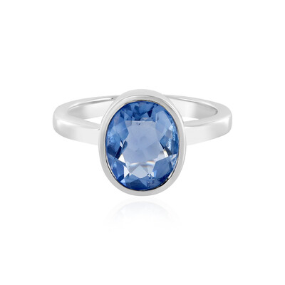 Anello in argento con Fluorite Cangiante