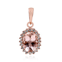 Ciondolo in oro con Morganite