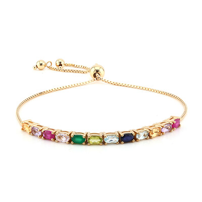 Bracciale in argento con Rubino