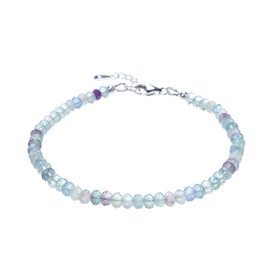 Bracciale in argento con Fluorite