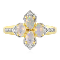 Anello in argento con Opale di Welo