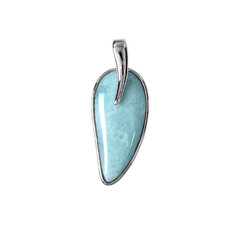 Ciondolo in argento con Larimar