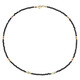 Collana in argento con Spinello Nero