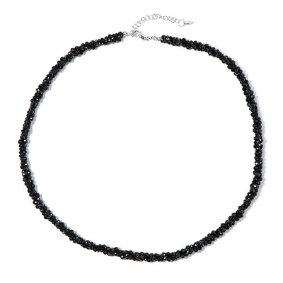 Collana in argento con Spinello Nero