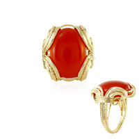 Anello in argento con Corniola